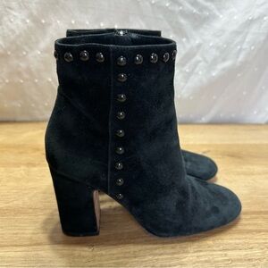 Coach Felicia Studded Bootie Black Suede